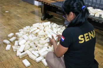 PJC: SENAD incautó más de 200 kilos de cocaína